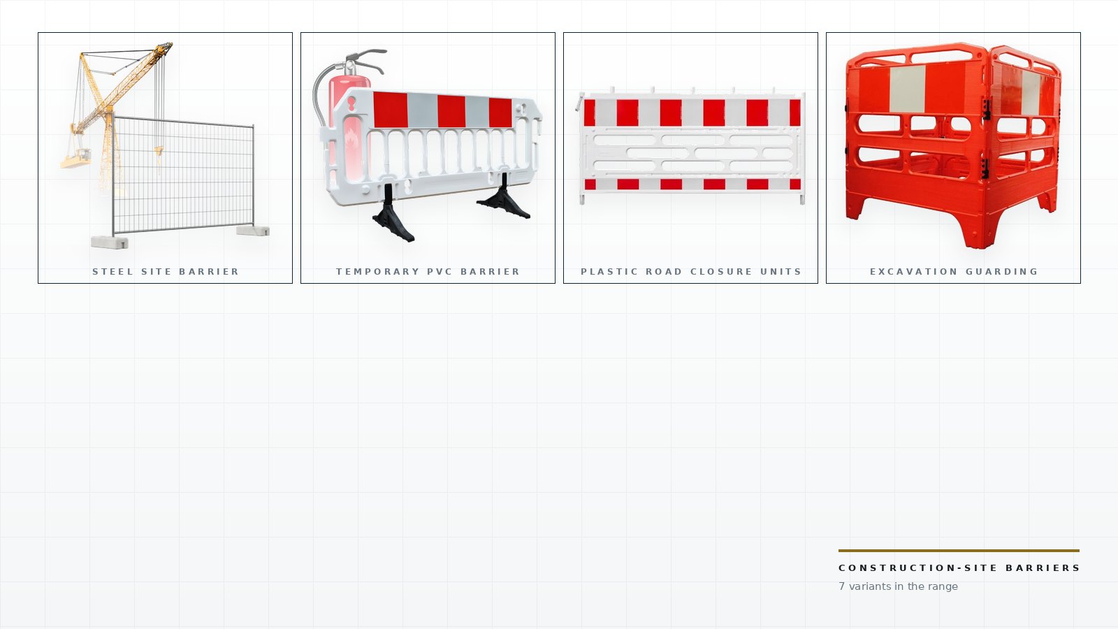 Products in this category: Construction-Site Barriers