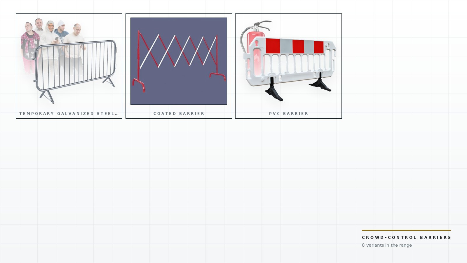 Products in this category: Crowd-Control Barriers