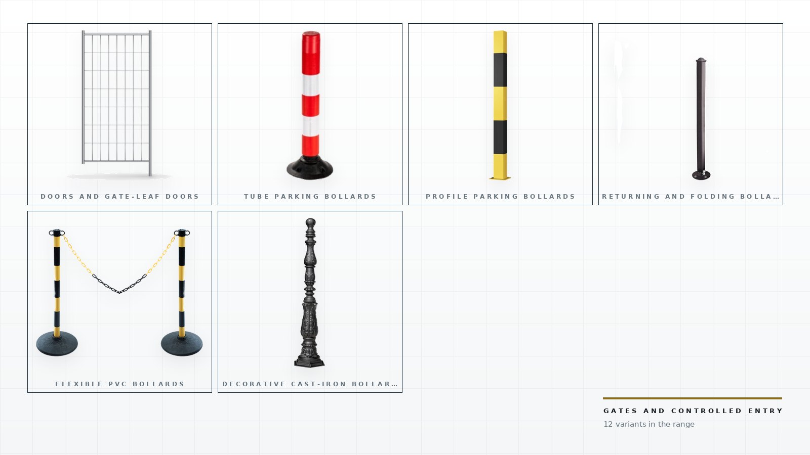 Products in this category: Gates and Controlled Entry